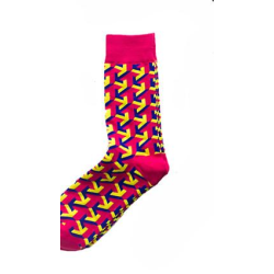 Trendikäs värikkäät kuviolliset sukat sukat Multicolor one size