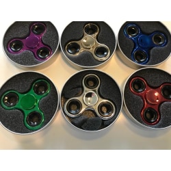 Fidget Spinner Gyro Effect Metallic multifärg one size