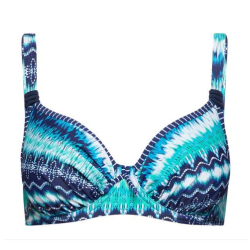 Wiki Costa Smeralda Full Cup Bikini Top Blue D70