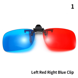 Röd Blå Grön 3D Glasögon Svart Båge För Dimensionell Anaglyph 1