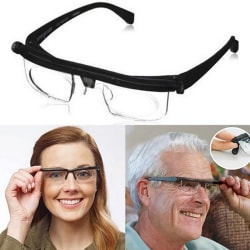 Justerbar styrke Lens Eyewear Variabel fokusafstand Vision black onesize