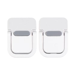 Bärbara stativ för skrivbordsdator Tangentbordsställ Riser Aluminium La Silver 1Pair