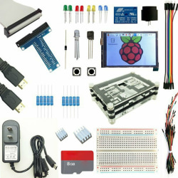 Raspberry Pi 3 B+ (B Plus) 3,5 tommers valgfri berøringssett + 5V 2. US