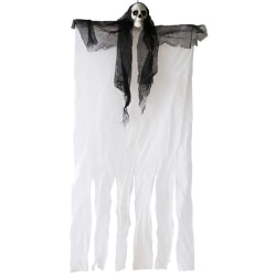 2020 100 cm Skelet Halloween Hængende Sort Hvid Skull Reaper White 50*100cm