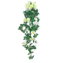 Falsk ros konstgjord blomväxt Hemdekoration, 90cm 03