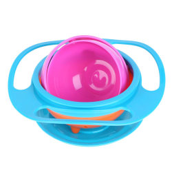 Baby Universal Gyro Bowl 360 grader Rotera Balans Spillsäker