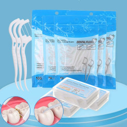 100 kpl/pussi Hampaiden puhdistus Hammaslanka Hygieniahoito