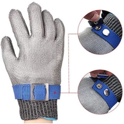 Skärbeständiga handskar Slaktarhandskar i rostfritt stål Klass