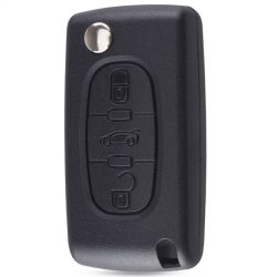 Nyckelskal fjärrkontroll för Citroën 3 knappar bilnyckel C1 C2 C3 C4 C5