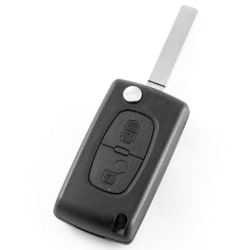 Nyckelskal fjärrkontroll för Citroën 2 knappar bilnyckel