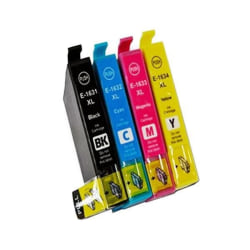 Kompatibel bläckpatron för Epson WorkForce WF T163 färgskrivare - gul
