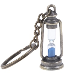 1Pc e Metal Lamp Form Timer Timglas Nyckelring Ring Par Ke Blue One Size