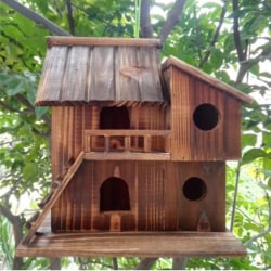Fuglelegetøj fuglehus fuglerede villa kreativ sødt hjem udendørs