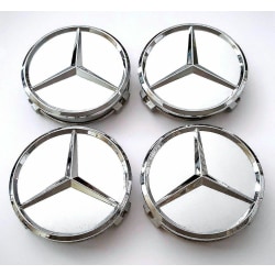 4Pack Mercedes Benz logotyp 75 mm cap för bilfälg cap #1