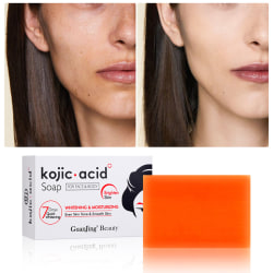 Kojic acid tvål, återfuktande, ljusande handgjord tvål för ansiktet #1 120g