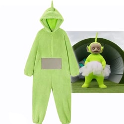 4-färgad Teletubbies pyjamas i ett stycke - söt och rolig Green L