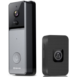 DENVER SMART Video Doorbell Tuya-kompatibel Wifi Svart