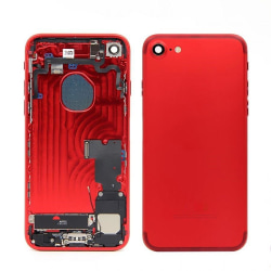 iPhone 7 Baksida Komplett Med Smådelar - Röd