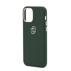 Limitado Green Forest Saffiano -kotelo - iPhone 12 Pro Max Dark green