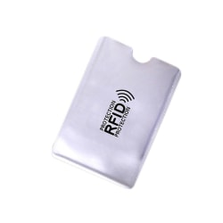 RFID-skydd - Dubbelpack - Korthållare - Kortfodral Silver