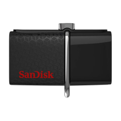 SanDisk Ultra Dual Drive 128 GB USB 3.0 Svart