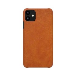 Nillkin Qin Series nahkainen suojakotelo Apple iPhone 11 ruskea Brown