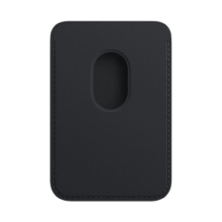iPhone Leather Wallet with MagSafe - Black Black