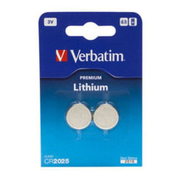 Verbatim KnappcellsBatteri CR2025 3V Lithium 2 pack