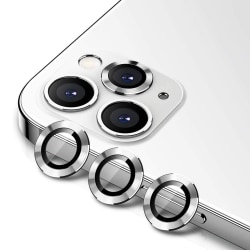 iPhone 12 Pro Max Kameralinsskydd Aluminum Alloy (3 Pcs) - Silver