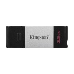 Kingston Data Traveler 32 GB USB flash-enhet  USB 3.2 Gen 1 / US Silver