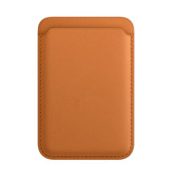 iPhone plånbok i läder med MagSafe – brun Golden Brown