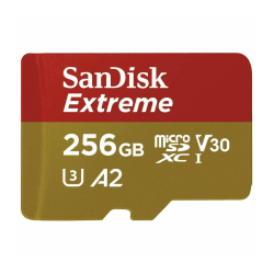 Sandisk Extreme 256GB microSDXC 190MB/s Minneskort