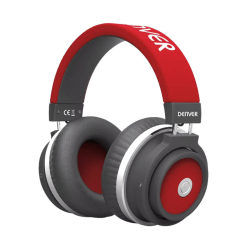 Denver BTH-250 Trådlöst Bluetooth Headset - Röd Röd