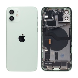 iPhone 12 Baksida med smådelar Original Pulled Grön Grön