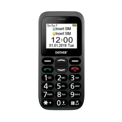 Denver BAS-18300M GSM Seniormobiltelefon Svart