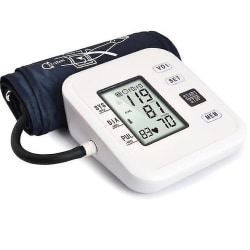 Överarms automatisk blodtrycksmätare, intelligent hemmets blodtrycksdetektor-: