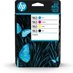 HP bläckpatronpaket 963 svart + 3 färger