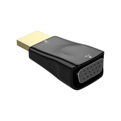 Adapter HDMI-kompatibel til VGA BLACK Black