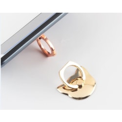 Ring-drop mobilhållare, grepp-ring till Samsung, iPhone m.fl. Guld