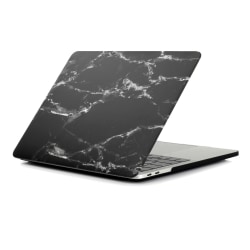 MacBook Pro 13 Tum 2016-2019 Hårdplastskal - Marmor Svart