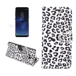 Samsung Galaxy S8 + | Plånboksfodral Leopard Vit