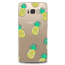 Samsung Galaxy S8 |Â Mjukt Genomskinligt skal med Ananas! Transparent
