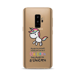 Samsung Galaxy S9+ Always be a Unicorn Transparent