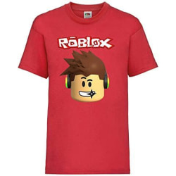 'Roblox' Unisex T-shirt til børn Red 152