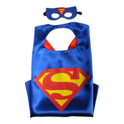 Superman/Stålmannen - cape och mask Blå