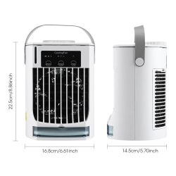 Bärbar luftkonditioneringsfläkt – Daonsuty Evaporative Air Cooler Kylfläkt, Personlig bordsluftkonditioneringsfläkt för sovrum
