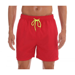 Wekity badbyxor för män Quick Dry strandshorts med blixtlåsfickor och mesh (YKC06)
