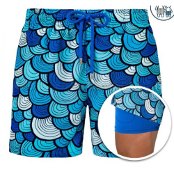 Badbyxor för män Simshorts Board Shorts Quick Dry Beach Shorts-DK6020