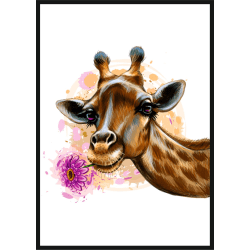 Poster giraff