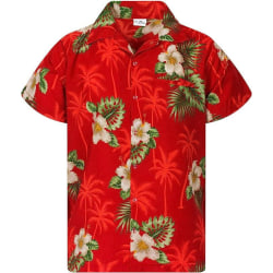 Hawaiiskjorta Röd XL KING KAMEHA
